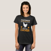 Kip koffie t-shirt (Voorkant volledig)