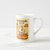 Kip Koken Soep - Grappig Keuken Hen Design Porselein Kop (Rechts)