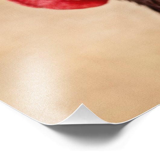 Kip kop! foto afdruk (Hoek)