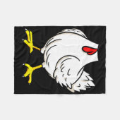Kip Kostuum Grappig Boerderijdier Halloween Fleece Deken (Voorkant (Horizontaal))