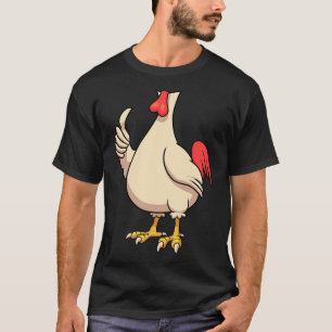 Kip Kostuum Voor Halloween Haan Dier Cosplay T-shirt