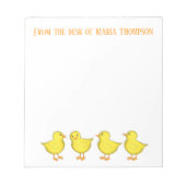 Kip Krauwen Kiekjes Lente Fantasie Fun Notitieblok (Voorkant)