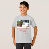 Kip kruist weg...WAAROM? T-shirt (Voorkant volledig)