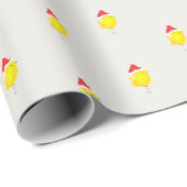 Kip kuiken geel aquarel stijlvol cadeaupapier (Rol Hoek)