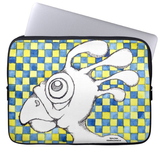 Kip-laptophoes van 13 inch laptop sleeve (Voorkant)