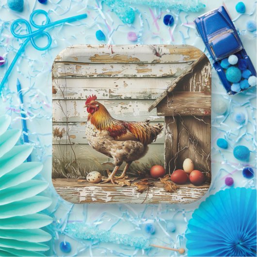 Kip Lekker Feest Papieren Bord (Feest)