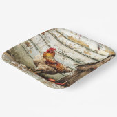 Kip Lekker Feest Papieren Bord (Gebogen)