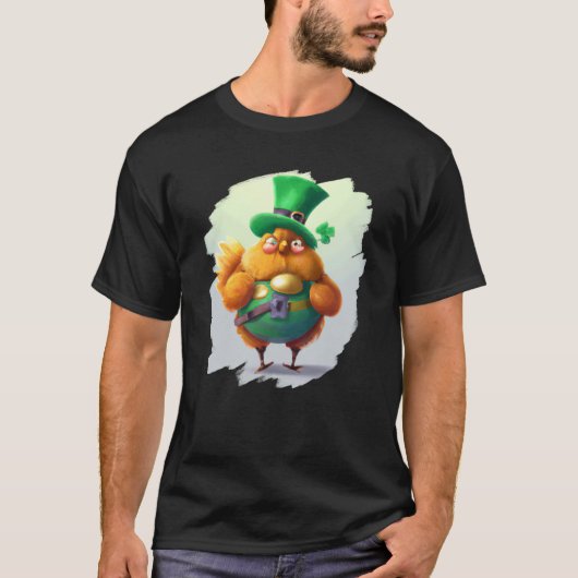 Kip Leprechaun St. Patrick's Day Kip  2 T-shirt (Voorkant)