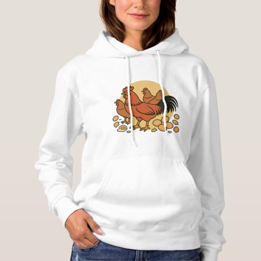 Kip Liefhebber Hoodie (Voorkant)