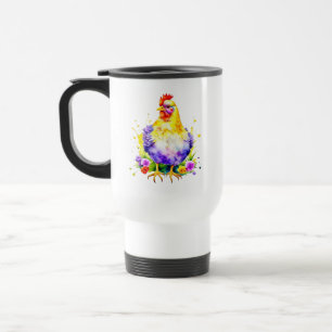 Kip Lover Gevoed door Koffie Reisbeker