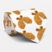 Kip Lovers verenigt. Een dubbeldrumstick Stropdas (Opgerold)