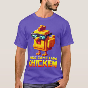 Kip maakt wat Piel-kunst Grappig spel Humor Meme f T-shirt