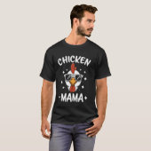 Kip Mama Grappige Kip T-shirt (Voorkant volledig)