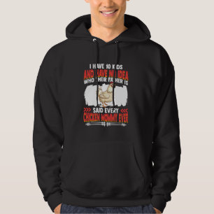 Kip Mama Ooit Boer Boeren Dieren Kip Hoodie