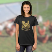 Kip Mama Pluimvee Vrouw Eier Boer T-shirt