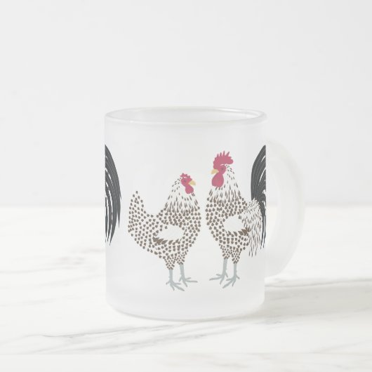 Kip Matglas Koffiemok (Voorkant rechts)