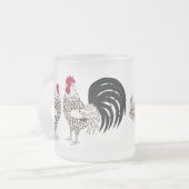 Kip Matglas Koffiemok (Voorkant links)