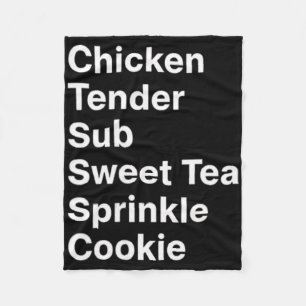 Kip, Menu Manifesto Kip Tender Sub Zoete Thee Fleece Deken