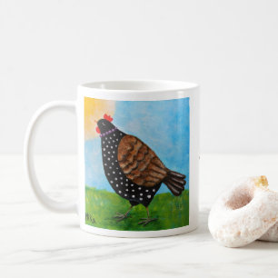 Kip met halsketting zonnebad Personalized Koffiemok