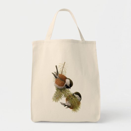 Kip met kastanjesteun van Fuertes Tote Bag (Voorkant)