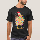 Kip met kerstlampjes Lover Ugly Sweate T-shirt (Voorkant)