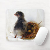 Kip Met Nest Muismat (Met muis)