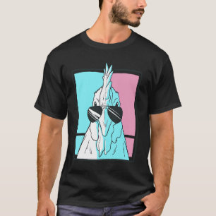 Kip Met Zonnebril Cool Bril Kip Chi T-shirt