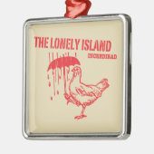 Kip Metalen Ornament (Links)