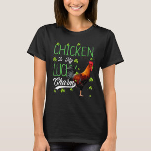 Kip Mijn Hond Is Mijn Geluksbrenger T-shirt