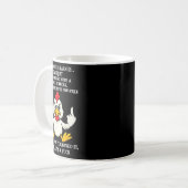 Kip - Moet verdiend worden Koffiemok (Voorkant links)