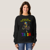 Kip na God zei dat hij Ta Da zei Trui (Voorkant volledig)