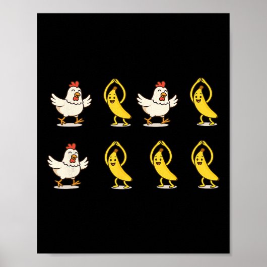 Kip Nana Dansen Poster (Voorkant)