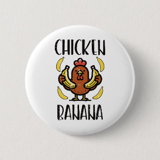 Kip Nana Schattig Lied Dans Fruit Kinderen Jeugd M Ronde Button 5,7 Cm