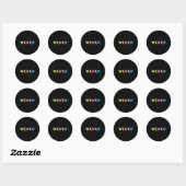 Kip Nana Trending Meme  Ronde Sticker (Vel)
