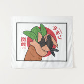 Kip Ninja Wandkleed (Voorkant (horizontaal))