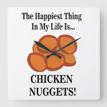 Kip Nugget Fast Food Grappige Kip Nugget