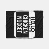 Kip Nugget Kostuum Leuk Gemakkelijk Last Minute Ha Fleece Deken (Voorkant (Horizontaal))