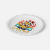 Kip-nugget Papieren Bordje (Gekanteld)