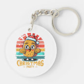 Kip-nugget Sleutelhanger (Achterkant)