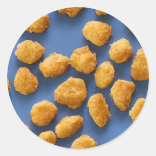 Kip Nugget tas Ronde Sticker