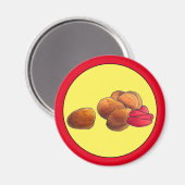 Kip Nuggets Ketchup Junk Fastfood Foodie Magneet (Voorkant / Achterkant)