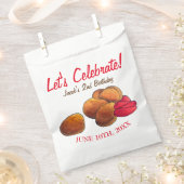 Kip Nuggets met Ketchup Junk Fastfood Foodie Bedankzakje (Geknipt)