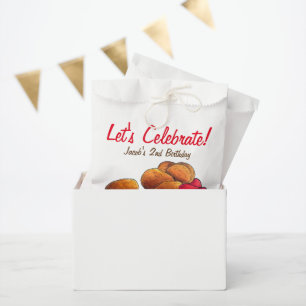 Kip Nuggets met Ketchup Junk Fastfood Foodie Bedankzakje