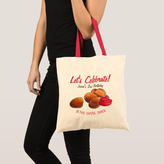 Kip Nuggets met Ketchup Junk Fastfood Foodie Tote Bag (Voorkant (product))