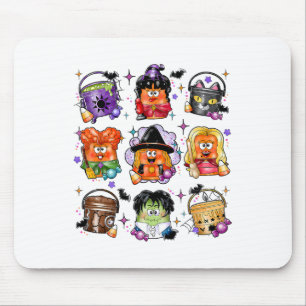 Kip Nuggets Pompoen Halloween 90's Mannen Muismat