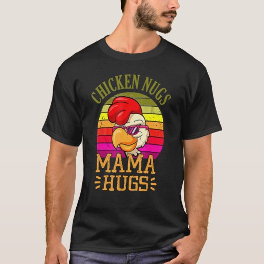 Kip Nugs En Mama Knuffels Moederdag T-shirt (Voorkant)