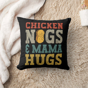 Kip Nugs en Mama Knuffels Peuter Nugget Lover Kussen