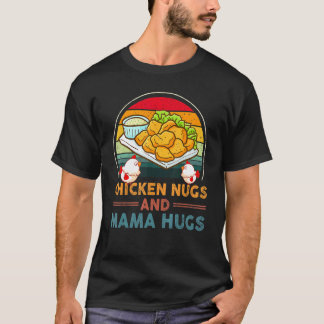 Kip Nugs En Mama Knuffels Voor Nugget Retro Vinta T-shirt