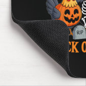 Kip of Behandeling Grappige Kip Halloween Kostuum  Muismat (Hoek)