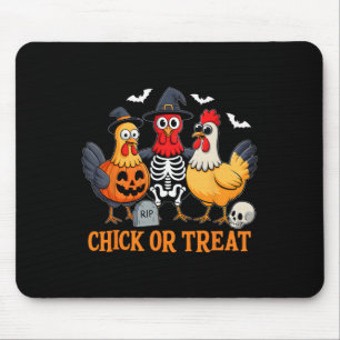 Kip of Behandeling Grappige Kip Halloween Kostuum Muismat